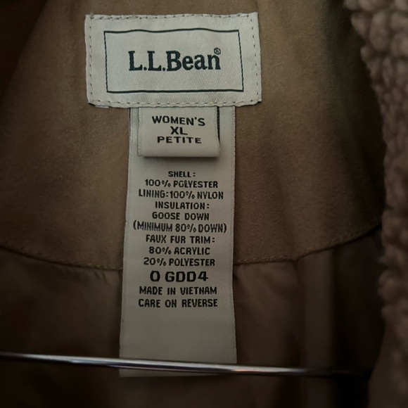 Women’s L.L Bean Goose Down Coat - XL Petite - Puffer - Picture 3 of 8